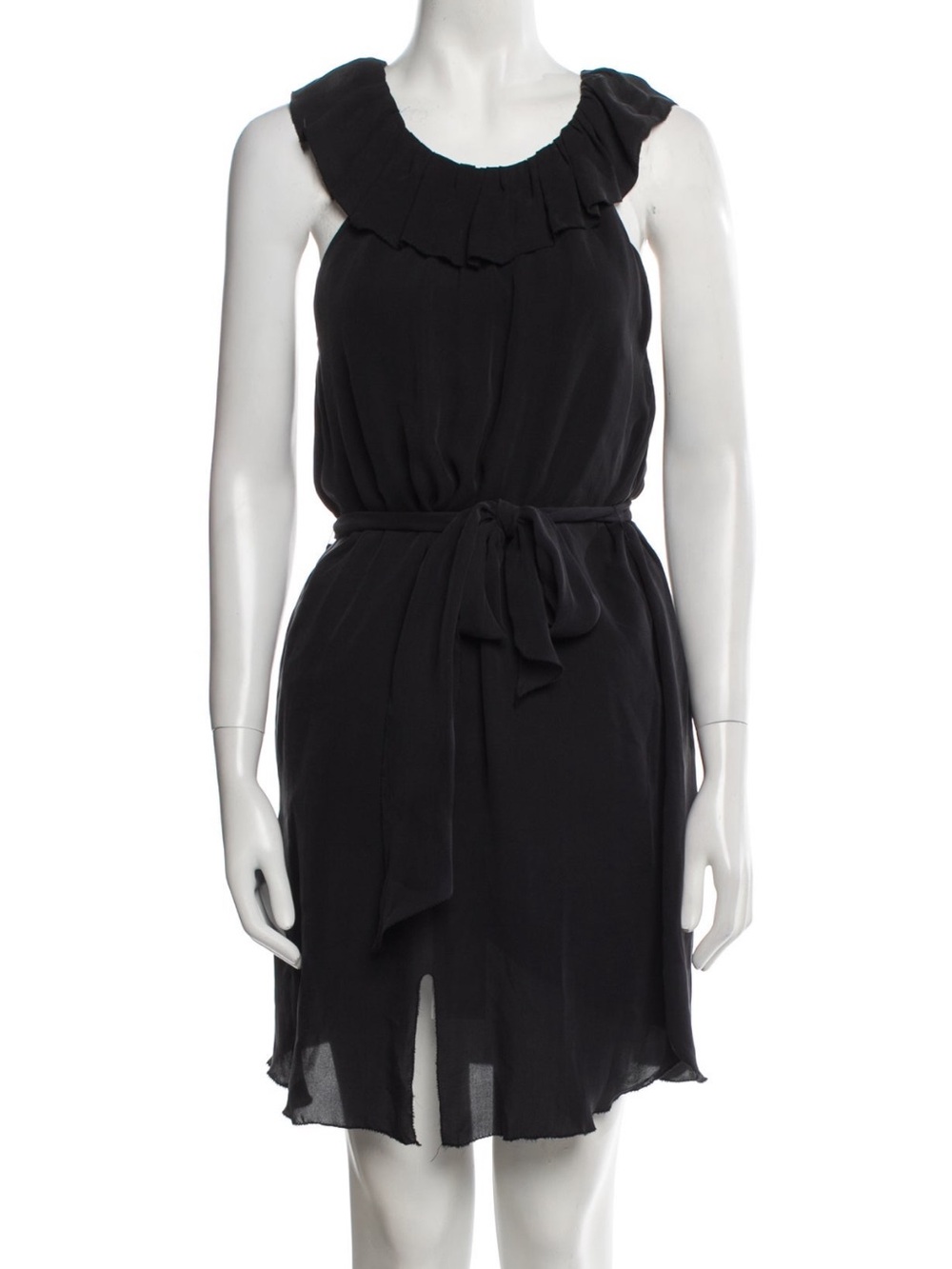 L’AGENCE Silk Sleeveless Scoop Neck Mini Dress XS/US 2